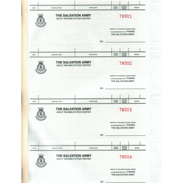 Miscellaneous Income Receipt Book