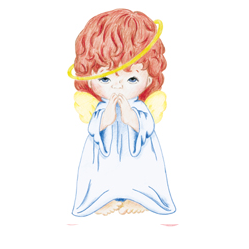 Die Cut Angel Tag