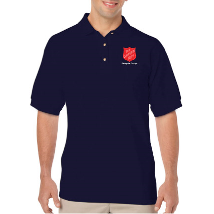 Custom Corps or Program shield polo