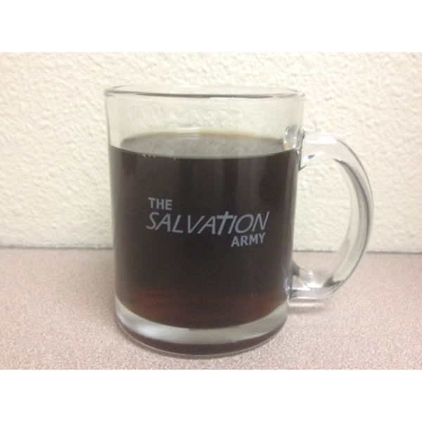 Glass Mug w/ Etched TSA Logo