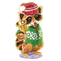 Die Cut Angel Christmas Critters Tags