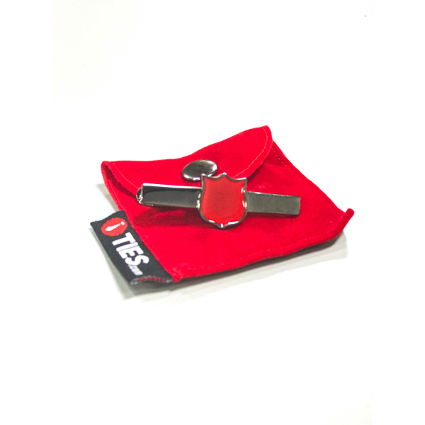 Shield Tie bar with pouch