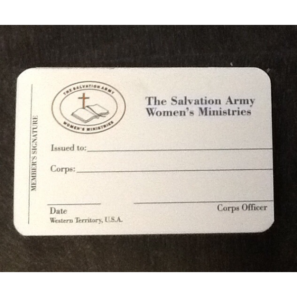 Women's Ministries Membership Cards - English