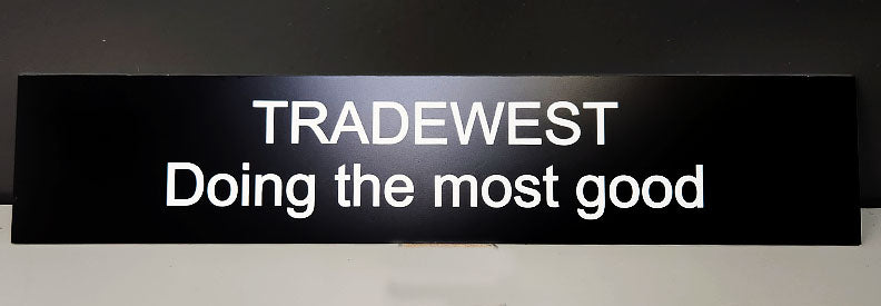Desk/Wall Name Plate (Made to Order)