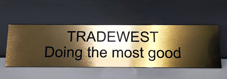 Desk/Wall Name Plate (Made to Order)