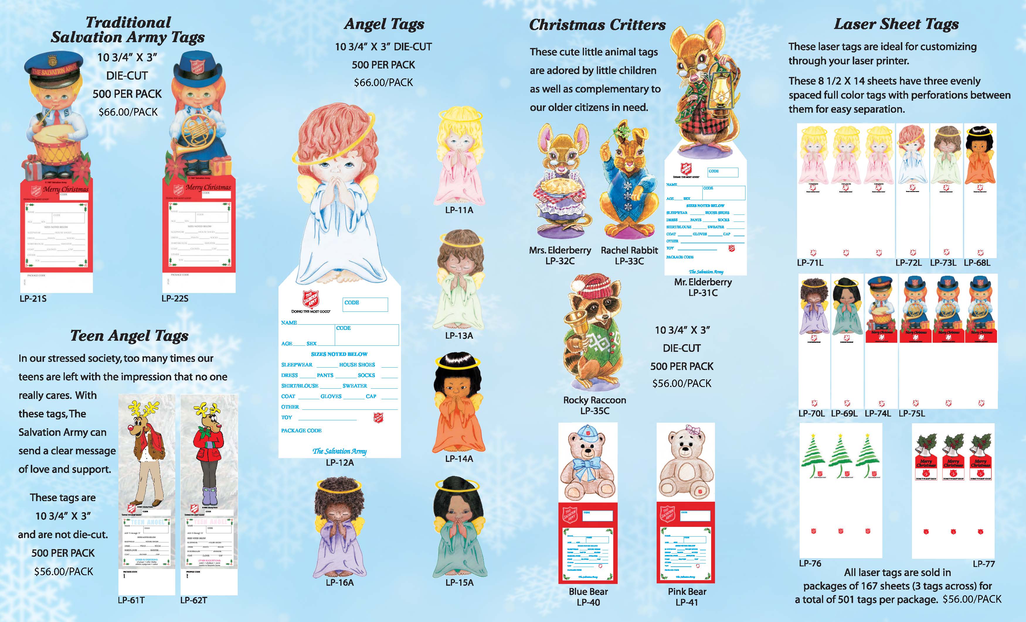 Die Cut Angel Tag