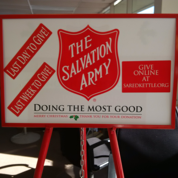 SA Red Kettle.org Label for National Sign Sticker