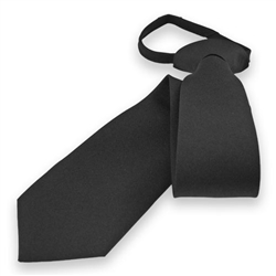 Tie - Black Zipper
