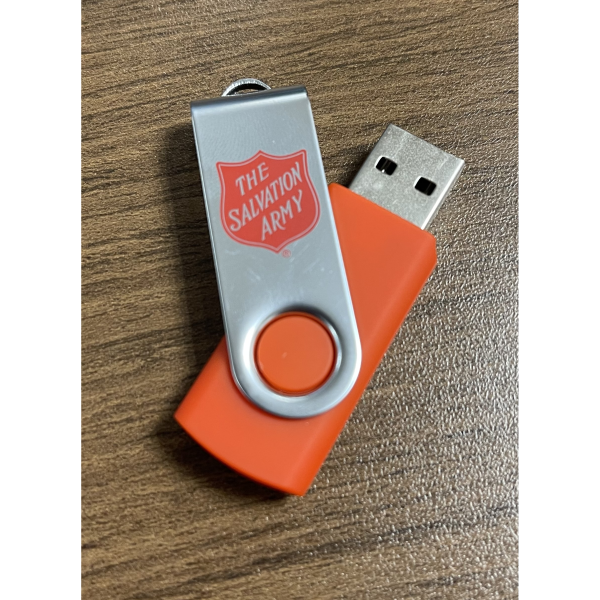 Orange Red 4GB Swing USB