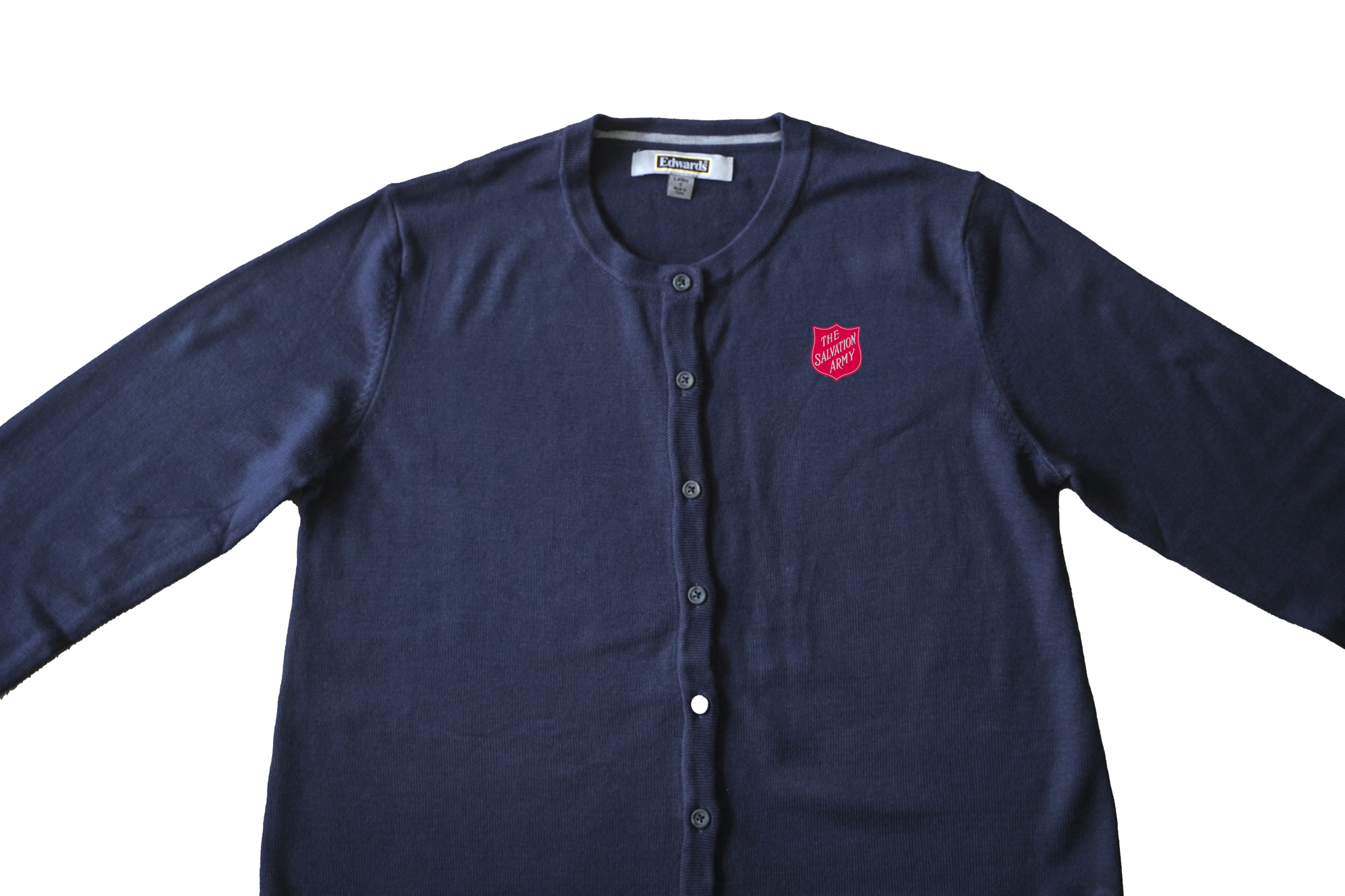 Crew neck cardigan