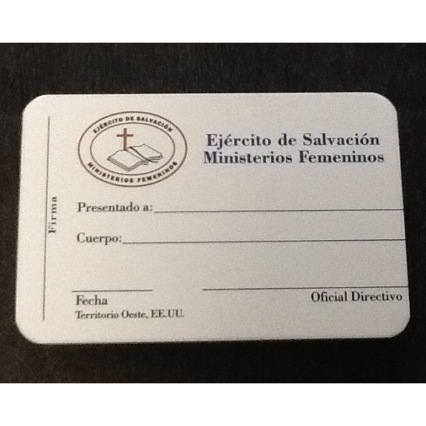Women's Ministries Membership Cards-Spanish