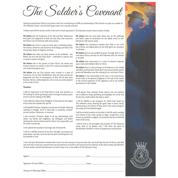 Soldier Certificate -Not for purchase link only