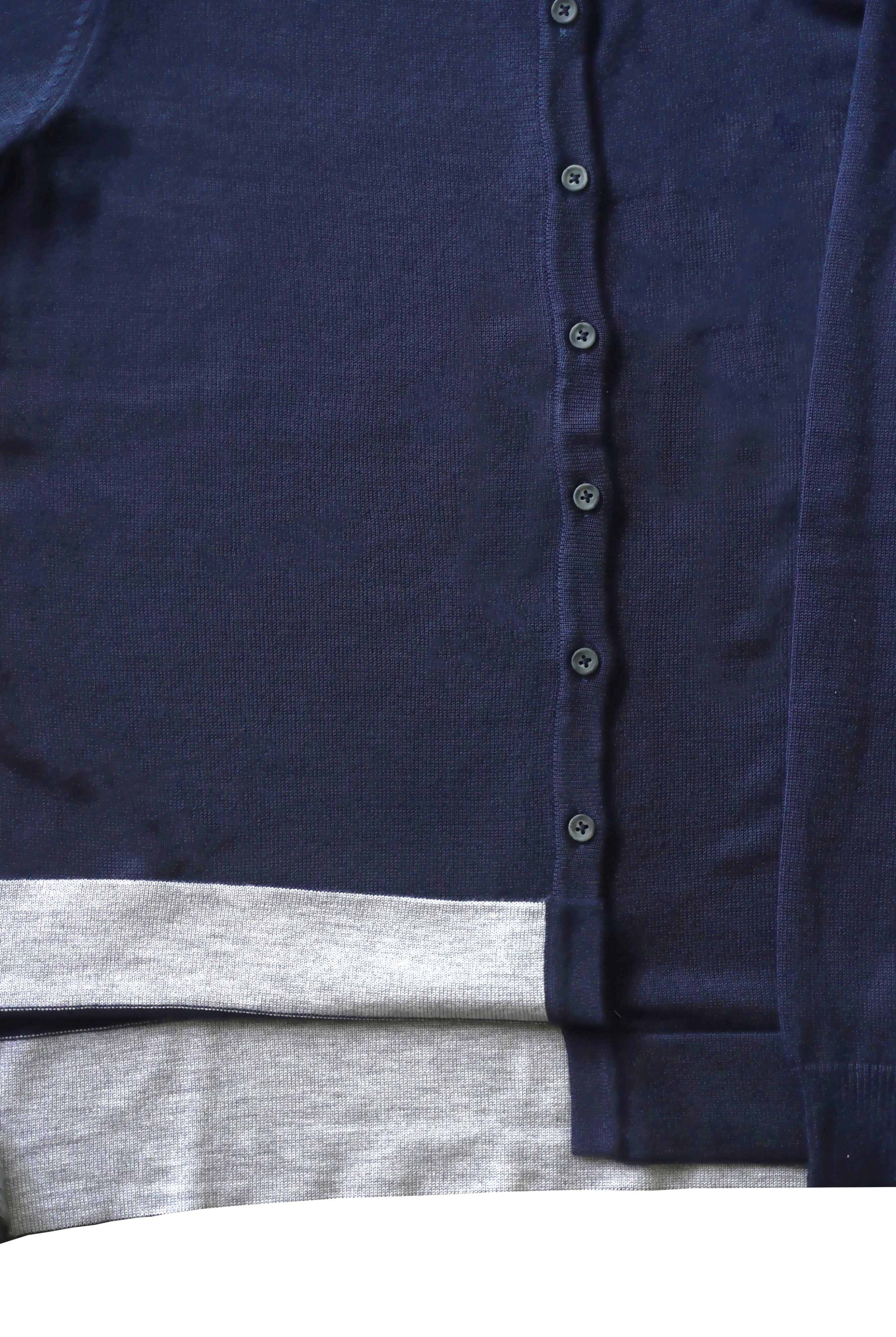 Crew neck cardigan